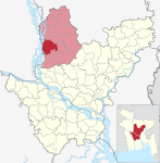 Tangail Sadar in Dhaka division (Bangladesh)